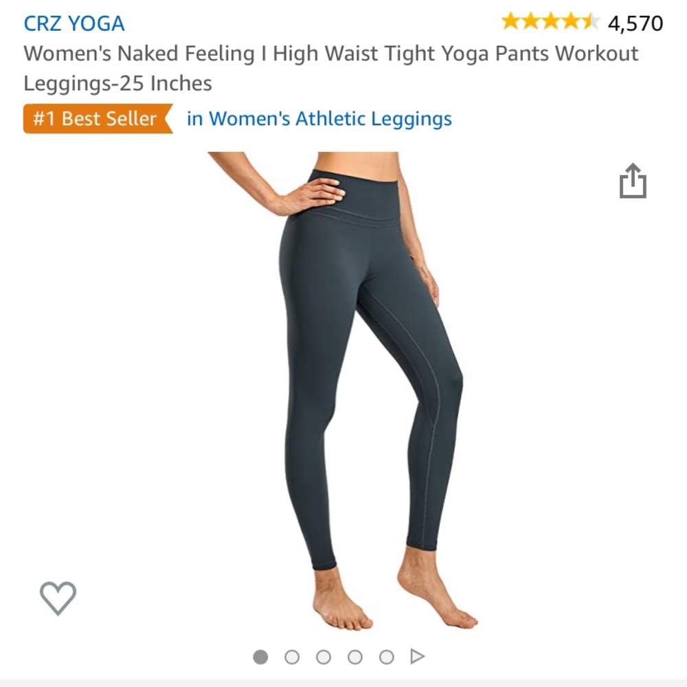 CRZ Yoga Leggings High Waisted Full Length